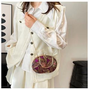 حقيبة سهرة فاخرة مطرزة بالترتر للنساء حقائب سهرة رسمية للحفلات والزفاف محافظ للسيدات حقيبة كتف صغيرة لامعة للحفلات - Product Image 6