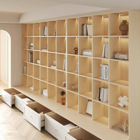 Étagères de vitrine de conception de magasin haut de gamme luminaires librairie moderne livres bibliothèque Design meubles de bibliothèque scolaire