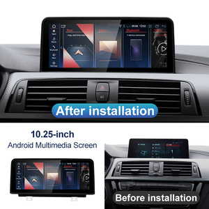 STWEI Autoradio multimédia GPS 4G Android 14 MTK8581 10,25 pouces avec Carplay pour <span class=keywords><strong>BMW</strong></span> F30 F31 F32 F33 EVO Radio AUTO Bluetooth - Product Image 3