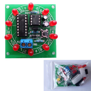 Kit de Rueda de <span class=keywords><strong>la</strong></span> <span class=keywords><strong>Fortuna</strong></span> NE555 CD4017, Electrónica DIY, Bricolaje, Trousse Electronica, Producción, Lucky Rotary Suite, Componentes, 3.5-6V - Product Image 1