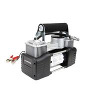 Compresseur d'air automobile double cylindre M4 AC-112B 12V avec manomètre de pression des pneus, construction en plastique, 30 mm, 280 W