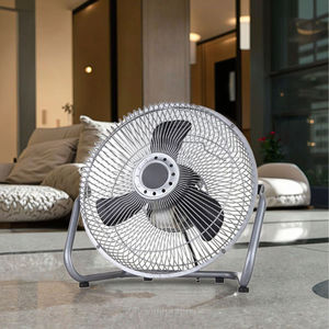 Ventilador de Aire de 9 Pulgadas, Tres Velocidades, Construcción Totalmente Metálica, Bajo Nivel de Ruido, Clase A+, Eficiencia Energética, Uso Comercial y Doméstico - Product Image 2