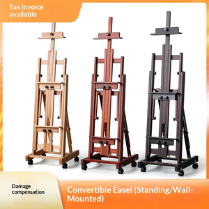 Caballete Profesional <span class=keywords><strong>de</strong></span> Alta Resistencia <span class=keywords><strong>en</strong></span> Forma <span class=keywords><strong>de</strong></span> H, Ajustable, Grande, <span class=keywords><strong>de</strong></span> <span class=keywords><strong>Madera</strong></span>, para <span class=keywords><strong>Pintura</strong></span> al Óleo y Lienzo - Product Image 3