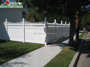 Prix abordable 6'Hx8'W Clôture de jardin en métal blanc Serres Panneaux de clôture avec insert en aluminium - Product Image 5