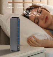 Diffuseur d'huiles essentielles sans eau électrique en aluminium à batterie rechargeable pour la maison et l'hôtel, contrôlé par application