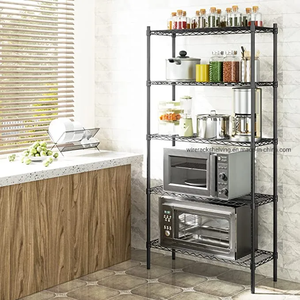 Nhiệm vụ nặng nề 5-SHELF thép công nghiệp kệ đơn vị Chrome kết thúc bảo vệ chống ăn mòn đa cấp thiết kế cho quản lý không gian - Product Image 4
