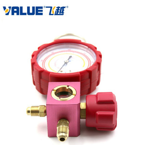 เกจวัดน้ำยาแอร์ วาล์วเดี่ยว R22 R410a R32 VMG 1 U S L H ความแม่นยำสูง - Product Image 5