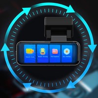 Caméra de tableau de bord universelle 4K+2K prenant en charge le Wi-Fi, le GPS, la vision nocturne infrarouge, caméra DVR pour voiture