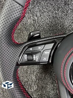 Convient pour Audi A3 A4 B9 A5 RS3 RS4 RS5 S3 S4 S5 RS6 RS7 S6 B8.5 Volant complet amélioré en fibre de carbone avec LED, modèle sport