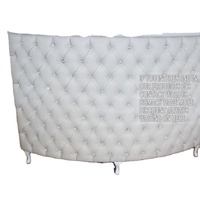 Bomacy Offre Spéciale Bureau de réception pliable moderne blanc Simple Business Design pour salon ou hôtel en bois