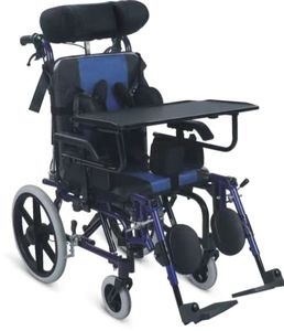 <span class=keywords><strong>Fauteuil</strong></span> <span class=keywords><strong>roulant</strong></span> pliable, léger et réglable, fournitures médicales d'usine bon marché, <span class=keywords><strong>prix</strong></span> pour la fatigue cervicale des enfants avec planche à repas - Product Image 2