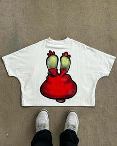 Camisetas Casuales de Trabajo Personalizadas, Cuello Holgado, al por Mayor, Tejido Grueso, 100% Algodón, Estampado de Camuflaje, Transpirable, para Hombre, Corte Cuadrado - Product Image 4