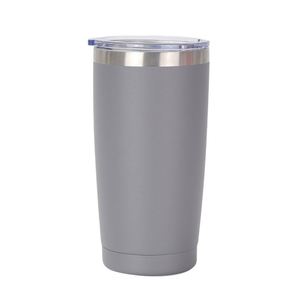 20 oz Tumbler Stainless Steel Tumbler with Lid and Straw, <b>Double</b> <b>Wall</b> Vacuum Insulated Travel Coffee <b>Mug</b> for Laser Engrave - Product Image 1