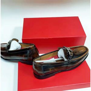 Mocasines de Hombre para Verano y Otoño, Estilo Británico, Zapatos de Cuero Vacuno, Diseño de Cubierta Suave, Casuales, Transpirables, Impermeables, Antideslizantes, con Aumento de Altura - Product Image 3