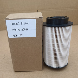 Elemento de Filtro de Diésel PU10008X, Pieza de Compresor Industrial, Filtro de Combustible 51125030061 FF5629 PU10008X 10289138 E422KP01D98 P785373 - Product Image 1