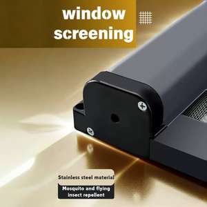 Mosquitera <span class=keywords><strong>Enrollable</strong></span> Personalizable de <span class=keywords><strong>Malla</strong></span> de Poliéster, Resistente al Viento y al Polvo, para <span class=keywords><strong>Puerta</strong></span> de Balcón - Product Image 4