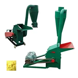 Corn Pulverizer with Cyclone maize corn mill crushing machine/hammer crusher machine for animal feed