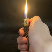 Briquet à roue électrique mince électroplaqué en gros, gravure laser personnalisée, flamme douce rechargeable, cadeau portable, livraison légale DG aux États-Unis