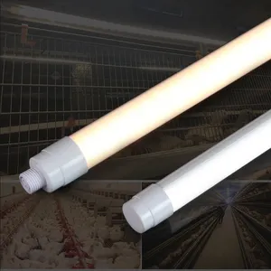 Ip65 impermeable 18W/36w cerdo pollo casa regulable aves de corral iluminación LED impermeable T8 tubo de luz luces de pollo