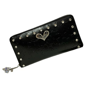 Portefeuille long en cuir de vachette pour femme, vente en gros d'usine de mode - Product Image 1