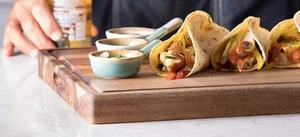 เขียงไม้อาเคเซียเป็นมิตรต่อสิ่งแวดล้อมใช้ในห้องครัวทำโลโก้ได้ตามต้องการ - Product Image 2