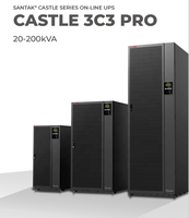 SANTAK 3C3PRO-30KS UPS Three in Single Out Online 30kva UPS en línea con batería externa para aplicaciones informáticas UPS