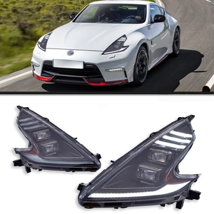 Para Nissan 370Z Actualización de montaje de faros con faros LED luces de circulación luces de flujo señal de giro Plug-and-Play 2008-2019 - Product Image 2