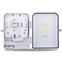 Boîtier de distribution optique 1x16 type cassette 16 cœurs SC, boîtier terminal d'accès FTTH noir/blanc