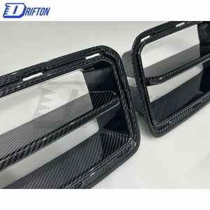 Grille de pare-chocs avant en fibre de carbone pour BMW M2 G87 2023-2025 - Product Image 4