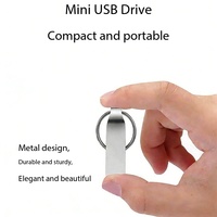 Clés USB en métal de nouvelle conception, 2 Go à 128 Go, clés USB personnalisées avec logo, clés USB 2.0 et 3.0 en vrac, porte-clés