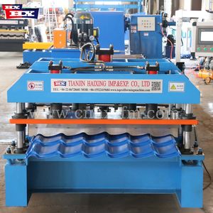 Dachziegelherstellungsmaschine Dachblechformmaschine Harvey-Ziegelmaschine & Kabelschienenmaschine - Komplette Produktionslinie - Product Image 3