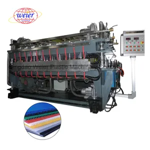Automatic Plastic PP Polycarbonate Corrugated Hollow Sheet Extruder Making Machine for Corrugated Sheet