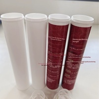 Botol Pupuk Plastik PP Silinder Universal untuk Tanaman dan Bunga, Tablet Organik NPK Model YZ114 Global