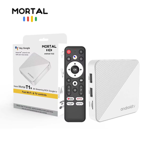 Nhà Máy Nhà sản xuất Mortal t1x <span class=keywords><strong>Android</strong></span> 14.0 4k Set-Top Box Allwinner H313 Quad Core Mali-G31 MP2 GPU băng tần kép <span class=keywords><strong>Wi</strong></span>-<span class=keywords><strong>Fi</strong></span> hộp thoại - Product Image 1