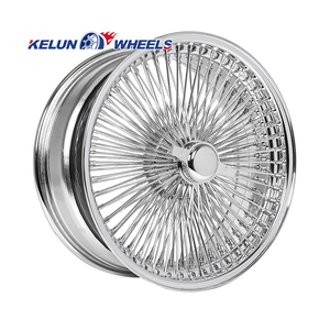 ล้อซี่ลวดสีทองขนาด 24/26 นิ้ว ขอบโครเมียม - Product Image 1