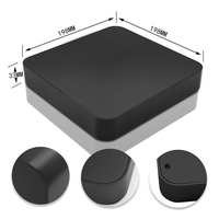 Boîtier décodeur de mini lecteur multimédia de bureau en métal Boîtier de contrôleur électronique personnalisé en aluminium anodisé d'usinage CNC