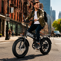 Vélo Électrique Pliant Populaire 48V15AH 20 Pouces avec Frein à Disque, Fourche à Suspension en Aluminium Haute Performance et Pneus Larges pour la Ville