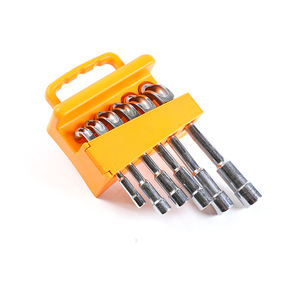 산업용 L자형 육각 소켓 렌치 L자형 나사 조임 너트 렌치 배럴 공구 세트 9개 - Product Image 1