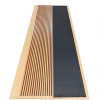 Panneaux muraux acoustiques modernes en MDF, isolation phonique, panneaux en bois rainurés, appartement, hôpital, hôtel, entrepôt, intérieur