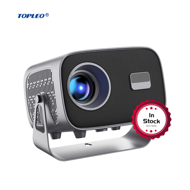 Topleo X1 Full Hd 1080p Projector Portable WiFi Movie Projector with LCD Speaker Cell Phone Projector