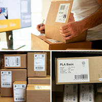 HZTZ T41 OEM Printer Label Thermal Lebar 110mm 4 Inci - Untuk Penggunaan Kurir Logistik & Gudang Tersedia USB/Nirkabel 203dpi