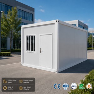 <span class=keywords><strong>Bureau</strong></span> modulaire préfabriqué en acier <span class=keywords><strong>de</strong></span> <span class=keywords><strong>luxe</strong></span> <span class=keywords><strong>moderne</strong></span> sur mesure, détachable, en panneaux sandwich pour usage extérieur - Product Image 1