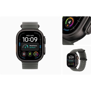 เคสไทเทเนียมธรรมชาติสำหรับ Apple Watch Ultra 4 ขนาด 49 มม. หน้าจอ OLED กันน้ำได้ลึก 100 เมตร จัดส่งโดย FedEx - Product Image 2