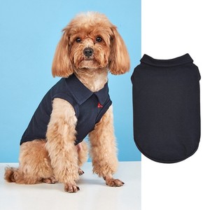 Gilet pour chien en coton uni, vêtements respirants pour animaux de compagnie, pour toutes les saisons, rouge, noir, rose, blanc, gris - Product Image 2