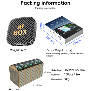กล่อง Ai Box Carplay Android 13 รุ่นใหม่ อะแดปเตอร์แปลงสัญญาณแบบมีสายเป็นไร้สายสำหรับรถยนต์ - Product Image 6