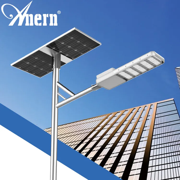 Ip65 Outdoor All In One Solar Street Lamp 60W 90W 120W 180W Integrated Led Solar Street Light