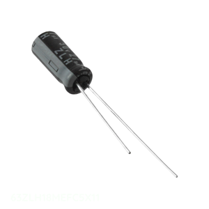 ตัวเก็บประจุแบบ Through Hole รุ่น 63ZLH18MEFC5X11 ชนิด CAP ALUM ความจุ 18UF 20% 63V แบบ Radial TH 18 uF - Product Image 1
