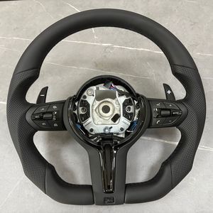 Volant en cuir classique en forme de D en stock pour <span class=keywords><strong>BMW</strong></span> Série F F30 F10 E60 <span class=keywords><strong>320i</strong></span> E90 E46 E92 F32 F20 F36 F22 M340i 330i 540i - Product Image 5