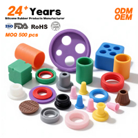 Amortisseurs en caoutchouc silicone moulés sur mesure Lituo, pièces OEM découpées, amortissement des vibrations, contrôle du bruit, équipement de précision