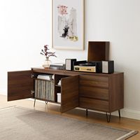 Mueble de TV de Madera de Estilo Nórdico, Fabricado en China, Moderno, Minimalista, con Patas Altas, para Sala de Estar, Dormitorio, Muebles para el Hogar